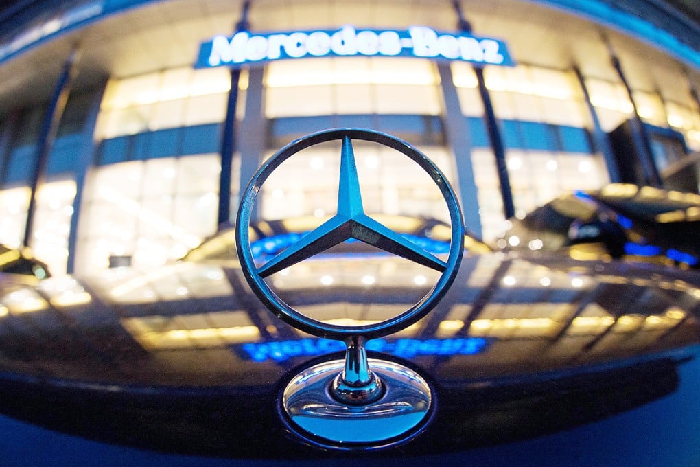 Mercedes' Shanghai office was raided by regulators. Photo: AFP