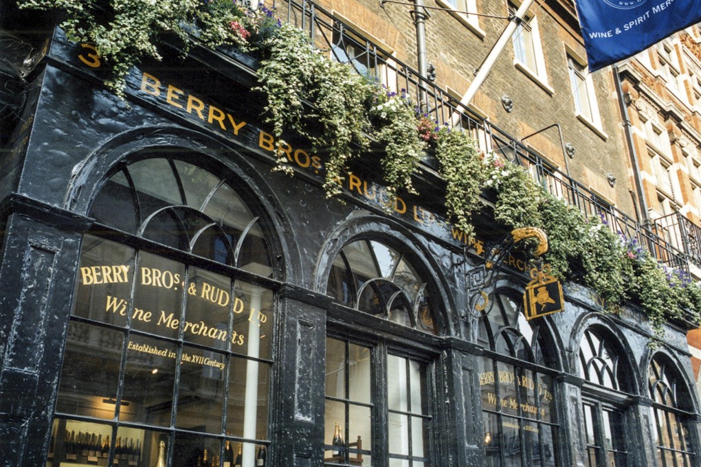 Berry Bros & Rudd was opened in London in 1698. Photo: AFP