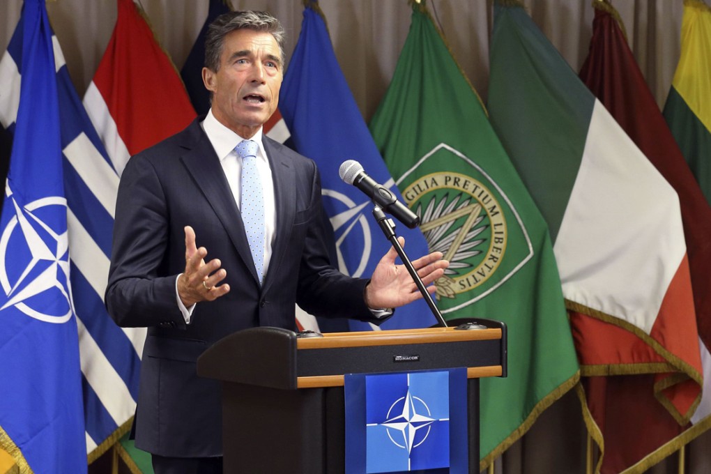 Nato Secretary General Anders Fogh Rasmussen at the Headquarters of Allied Command Operations in Mons, Belgium. Photo: Reuters
