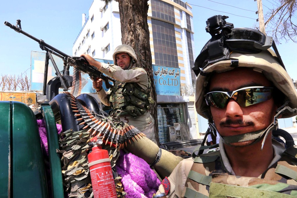 Security has been stepped up since the killing by a uniformed Afghan soldier. Photo: EPA