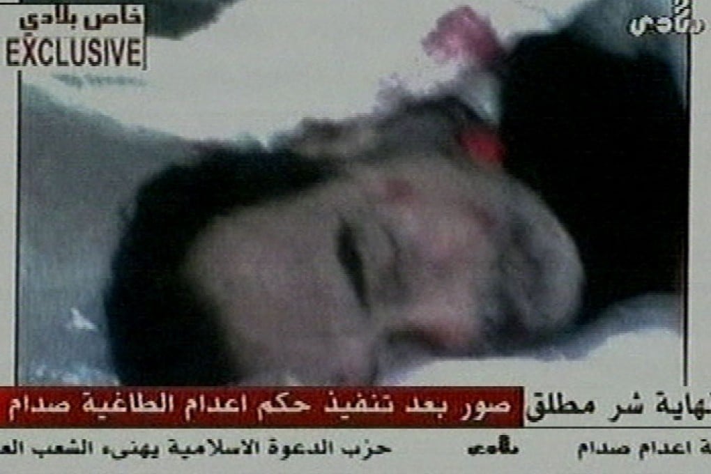 Saddam Hussein was executed in 2006. Photo: AP