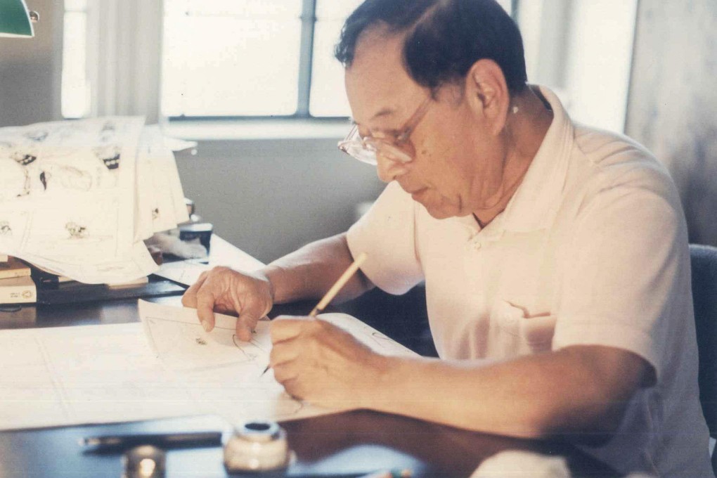 Alphonso Wong at work.