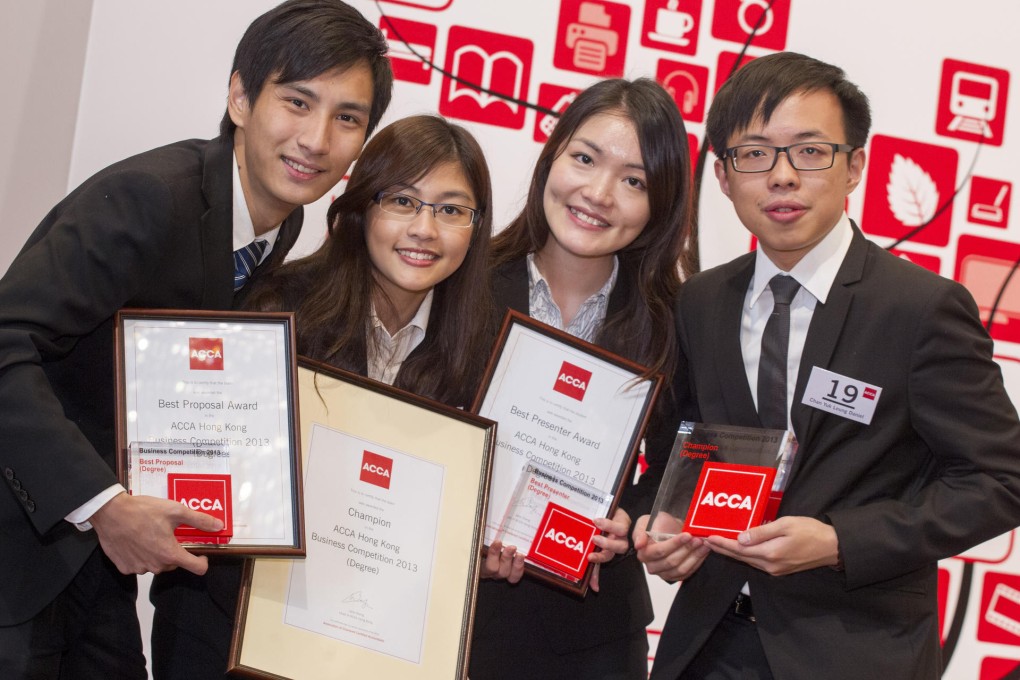 City University, the champion team of the 2013 ACCA Business Competition.