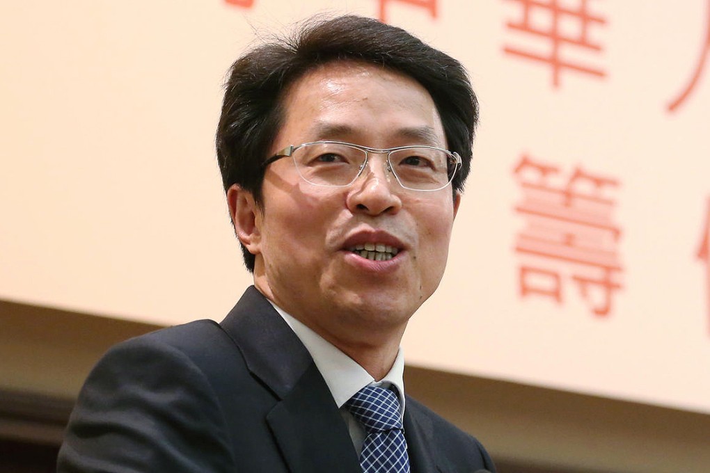 Liaison office director Zhang Xiaoming highlights the central government's rights over the city to prevent disturbances. Photo: Felix Wong