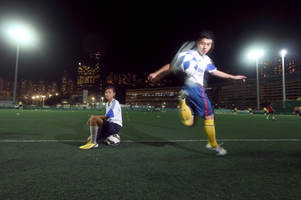 Vicky Chung Pui-ki and Cheng Chin-pang will spend six days at a training camp at German champions Bayern Munich. Photo: Sam Tsang