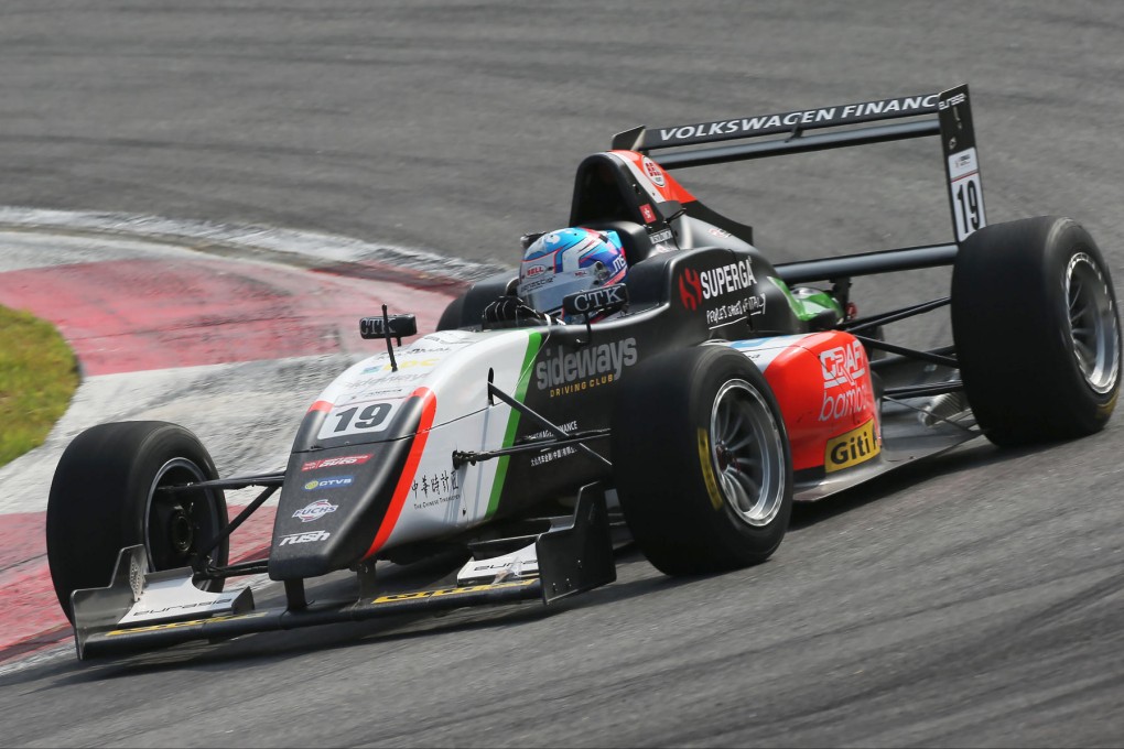 Matthew Solomon is lying second overall in the Formula Masters China Series standings. Photo: SMP Pictures