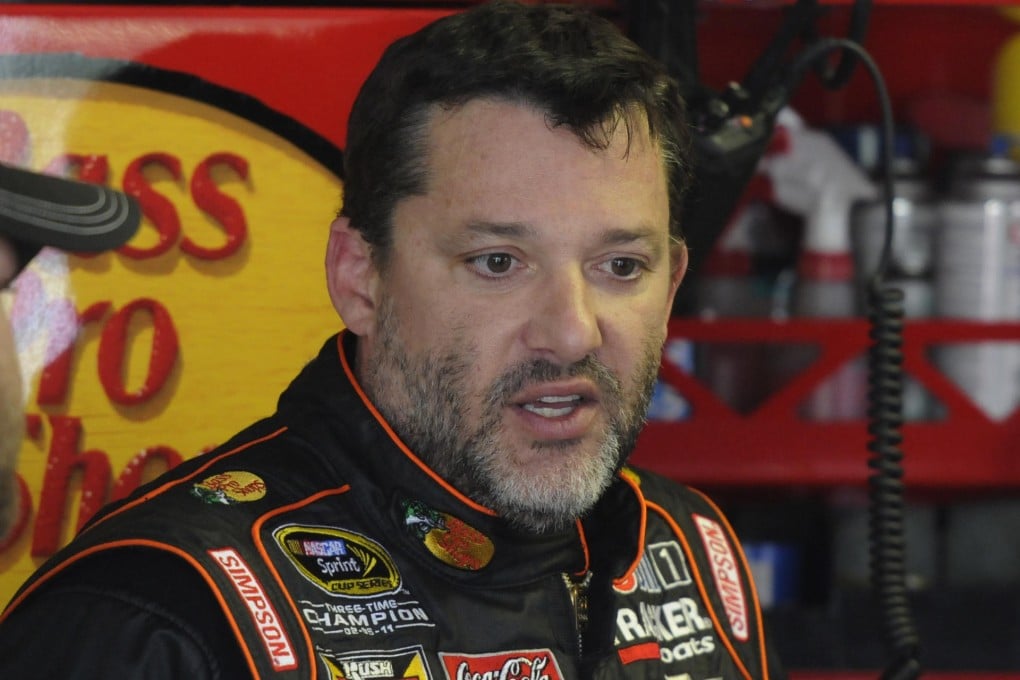 Nascar driver Tony Stewart was "very upset" with the death of his fellow competitor. Photo: AP