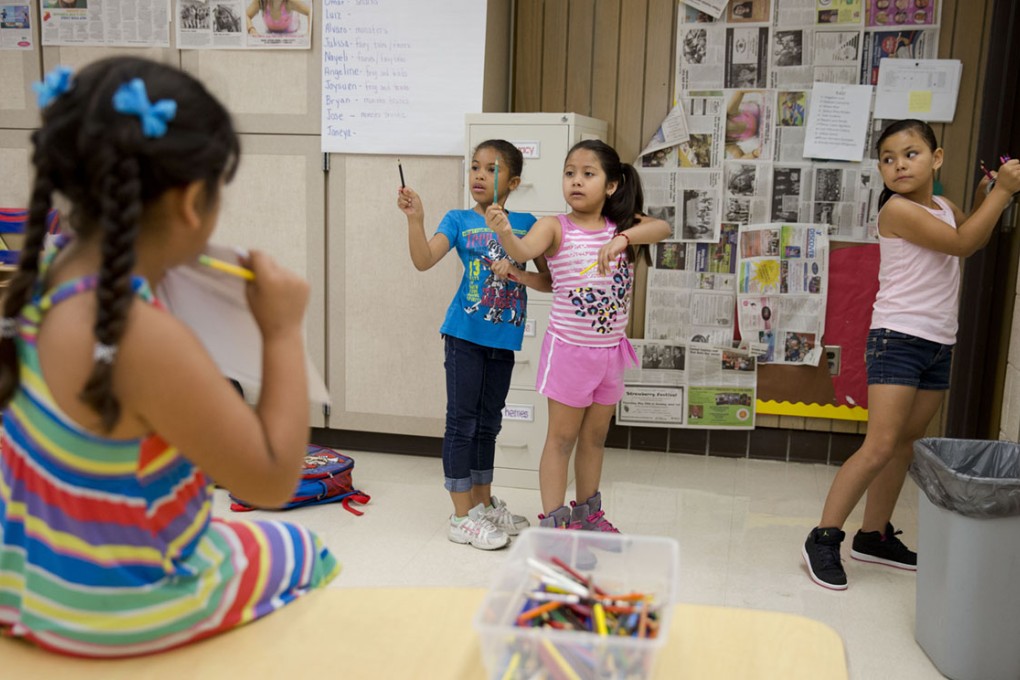 US public schools are projected this fall to have more minority students enrolled than white, a shift largely fuelled by growth in the numbers of Hispanic children.