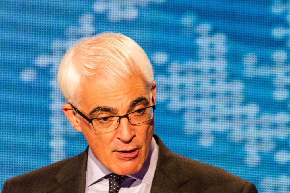Alistair Darling ruled out a currency union.