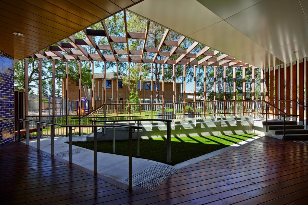 Woy Woy Rehabilitation Unit, by Woods Bagot, embraces open space. Photo: SCMP Pictures