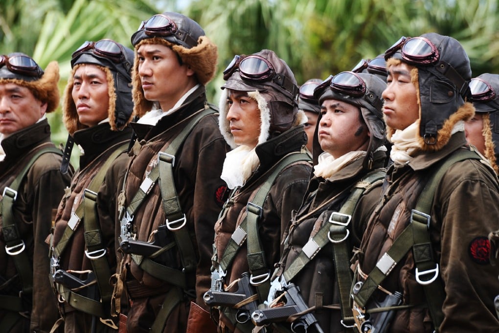 Junichi Okada (center) with fellow Zero pilots in The Eternal Zero directed by Takashi Yamazaki. Photo: SCMP