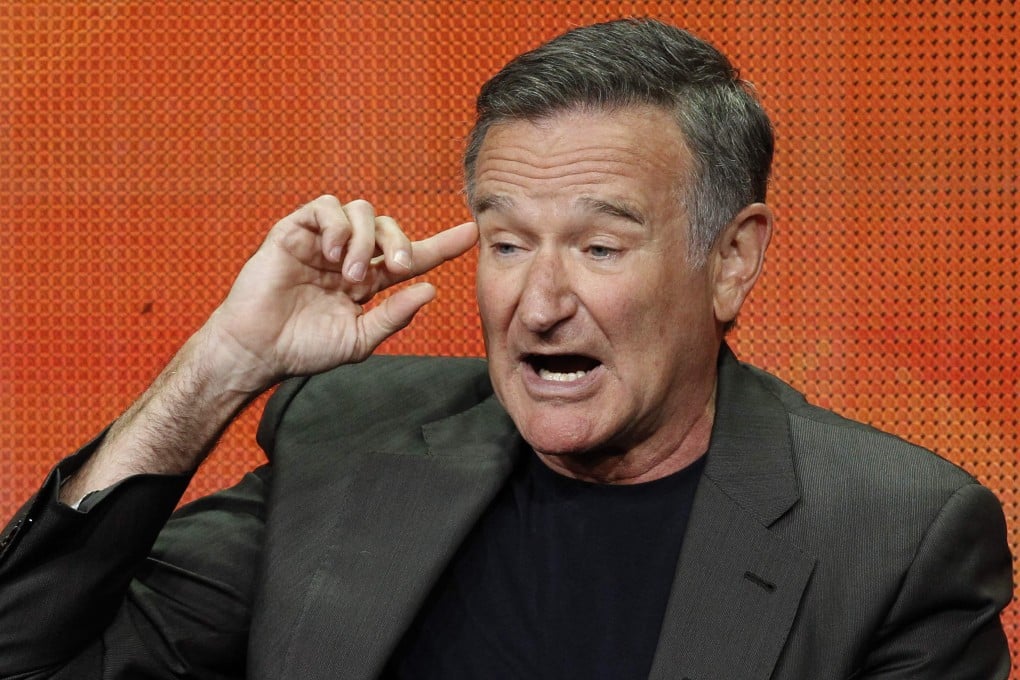 Robin Williams' live performances made audience scream with laughter. Photo: Reuters