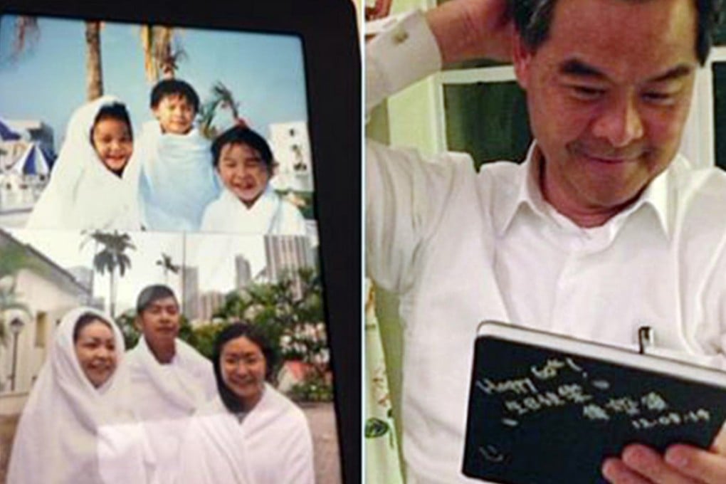 The then-and-now photos on Facebook, and a smiling C.Y.