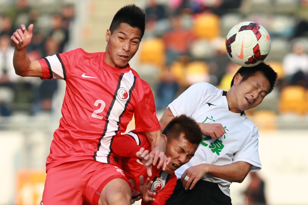 Veteran Hong Kong player Lee Chi-ho (2) gets a surprise call-up to don his boots again for national duty. Photo: Dickson Lee
