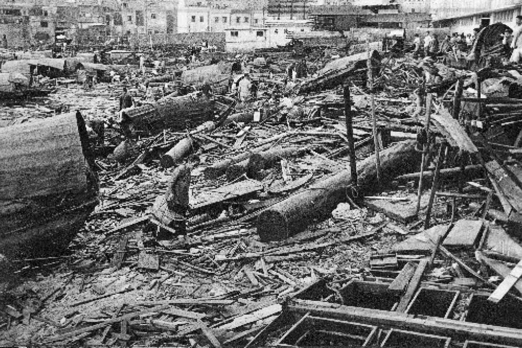 Typhoon Wanda in 1962 caused widespread destruction, killed 474 people and left thousands homeless. Photo: SCMP Pictures