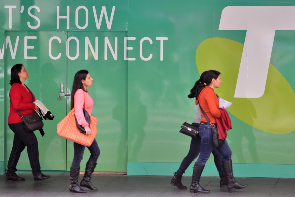 Telstra has recently returned to profit growth after writing down assets and investing in internet businesses throughout Asia. Photo: AFP