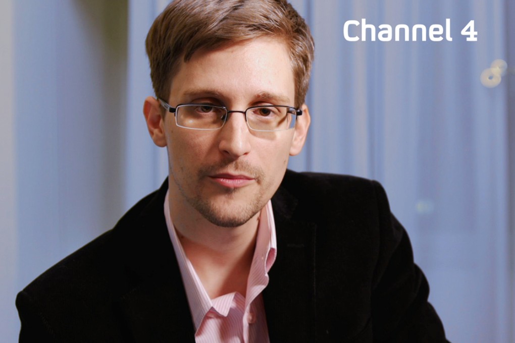 An undated handout photo received from Channel 4 on December 24, 2013 shows US intelligence leaker Edward Snowden preparing to make his television Christmas message. Photo: AFP