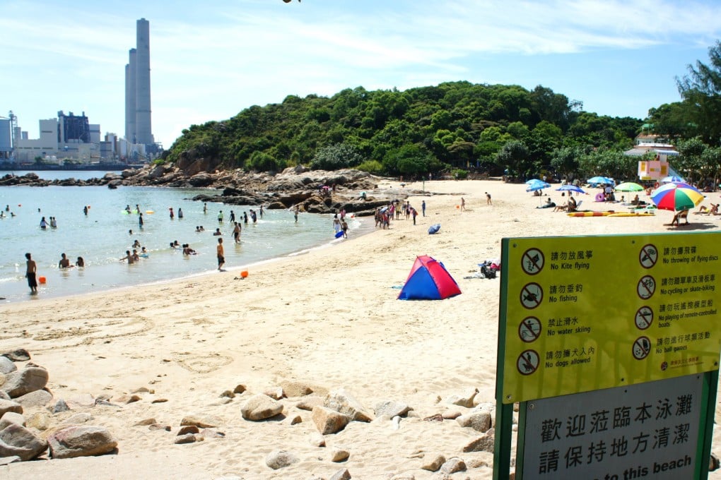 Hung Shing Yeh was one of two beaches shut down over shark sightings.