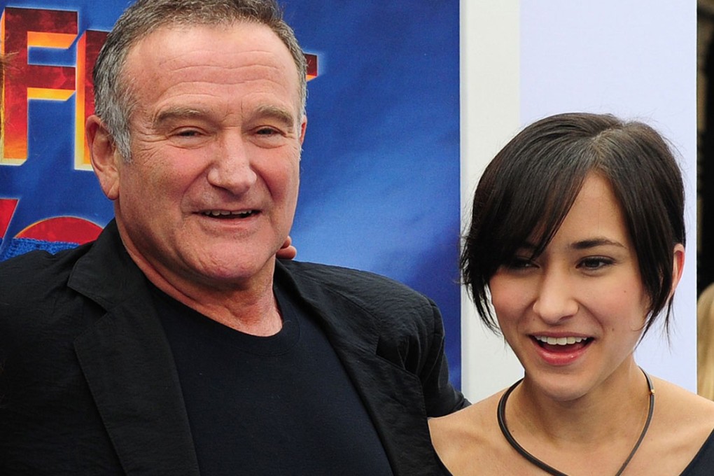 Robin Williams and his daughter Zelda.