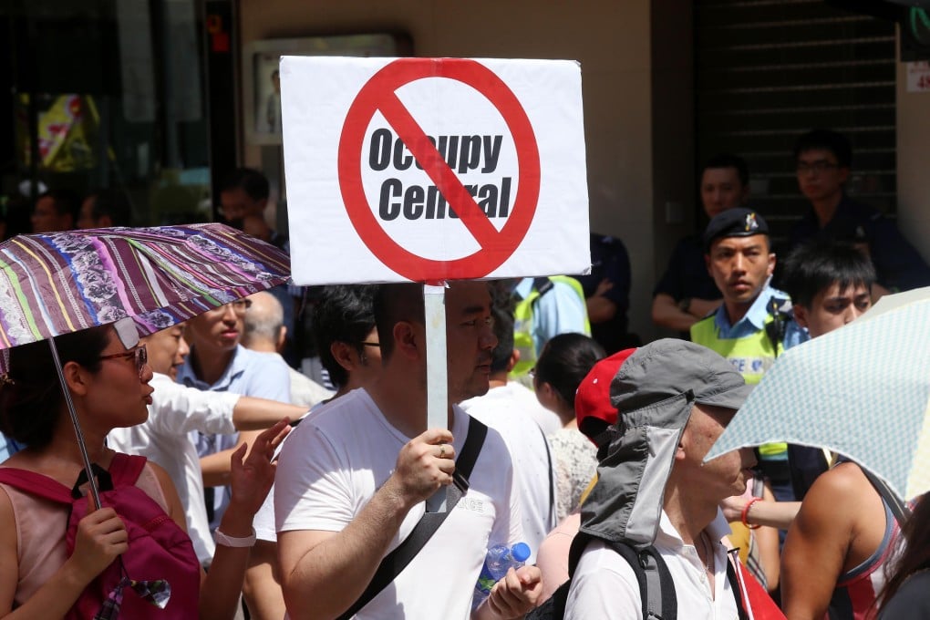 Marchers set off from Victoria Park yesterday. Photo: K. Y. Cheng