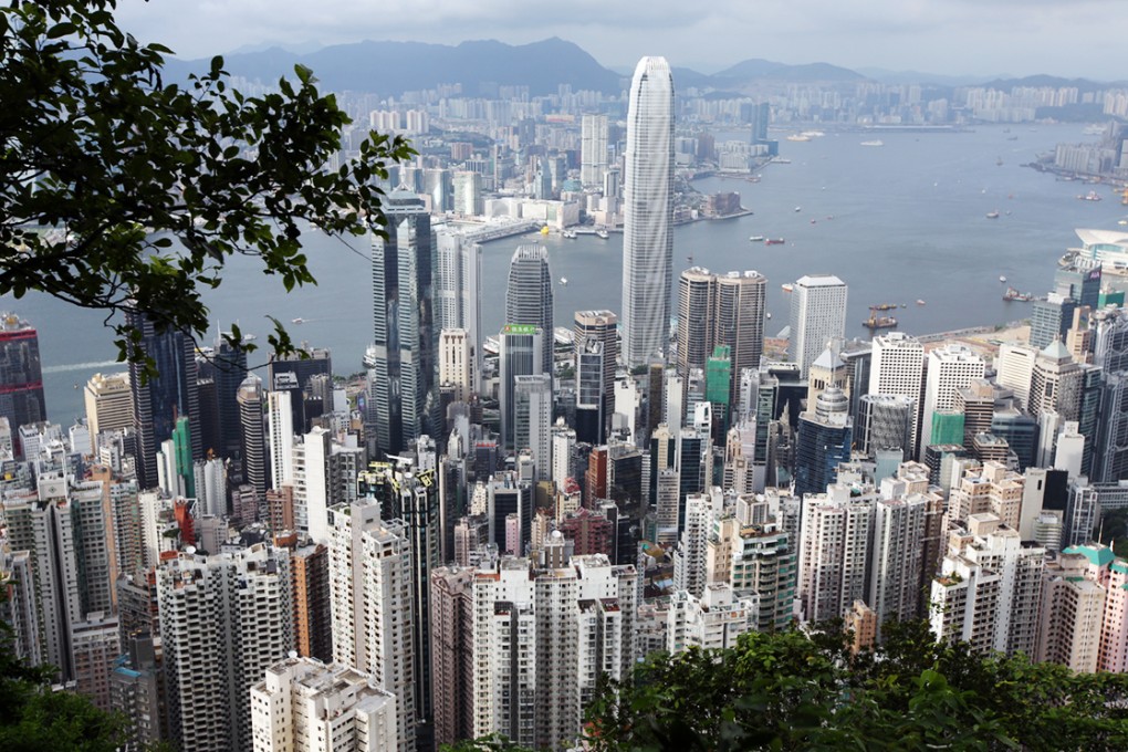 Hong Kong skyline at the peak. Photo: Robert Ng