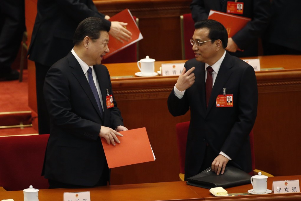 President Xi Jinping and Premier Li Keqiang vowed to roll back the excesses in the mainland economy when they came to power. Photo: Reuters