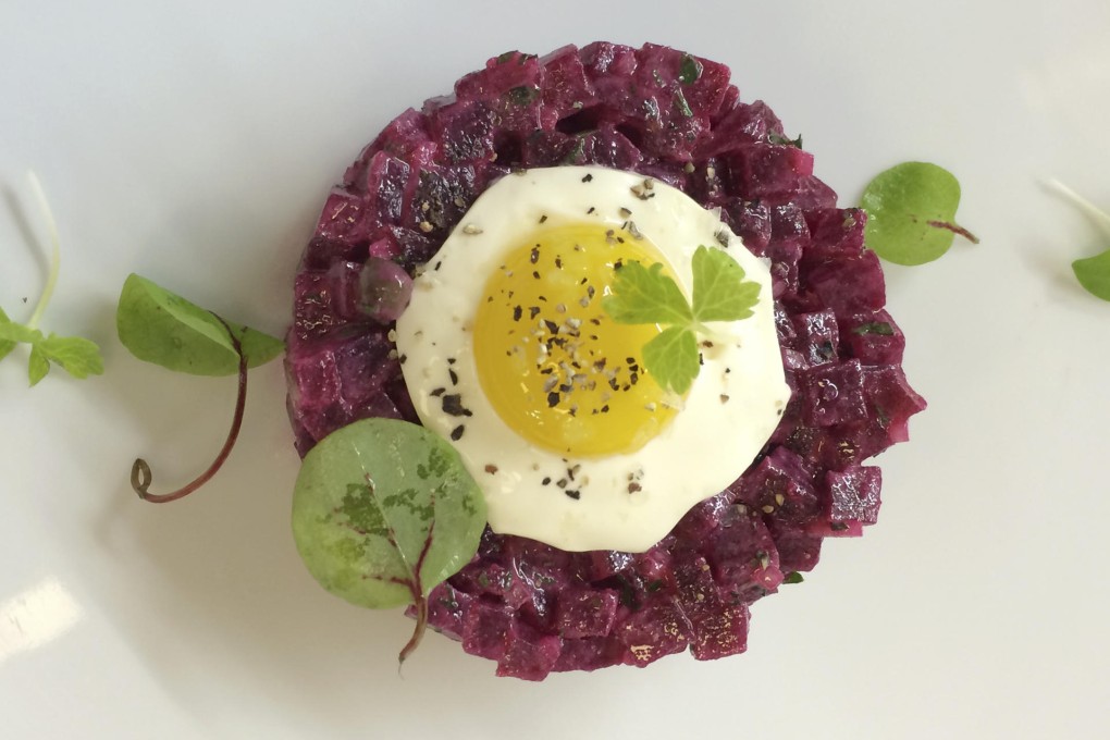 Beetroot tartare at Mano.