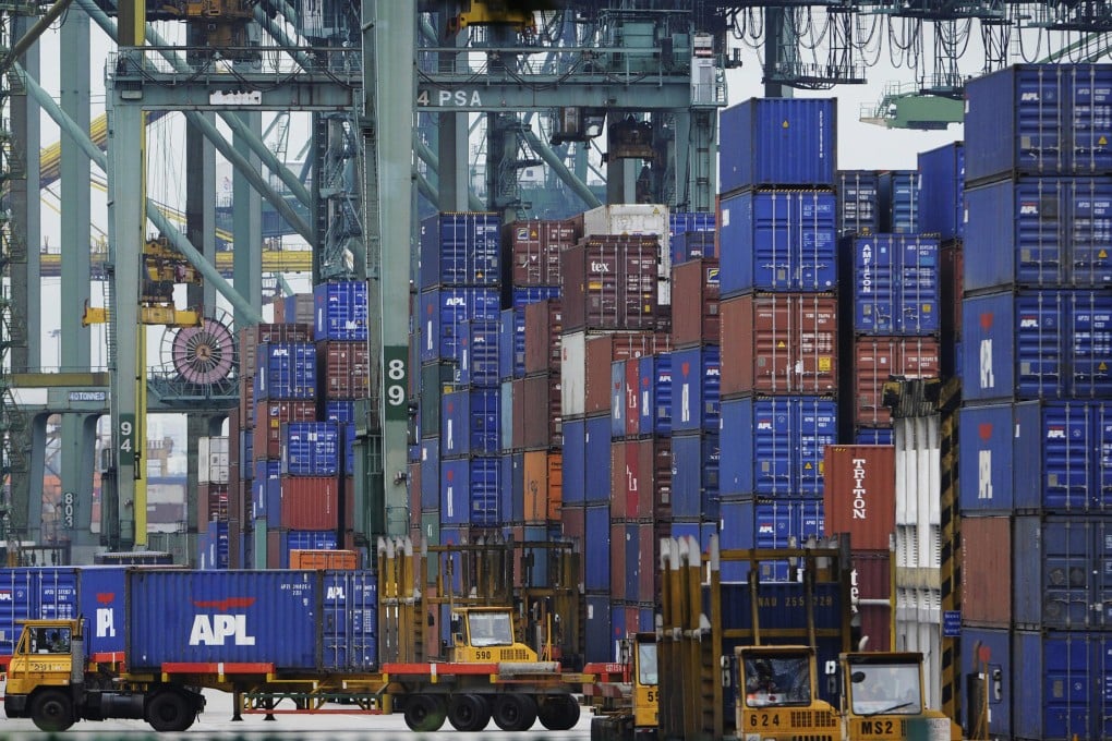 Neptune Orient Lines also owns APL, the 10th-largest container shipping line by fleet size with terminals in six countries. Photo: Bloomberg