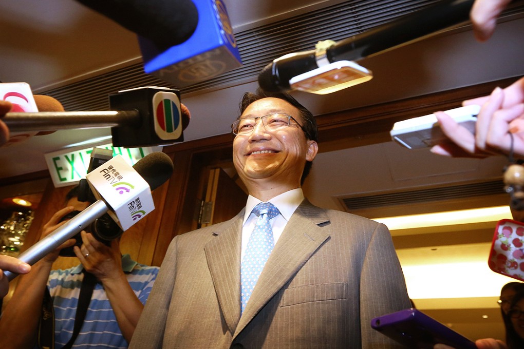 Embattled Law Society president Ambrose Lam stepped down yesterday with immediate effect. Photo: Sam Tsang