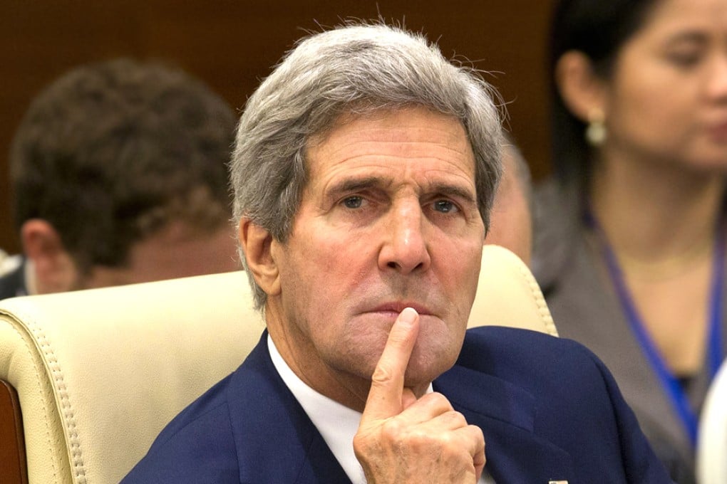 An unidentified policy department spokesman at the North Korean defence commission, led by leader Kim Jong-un, described Kerry as a “wolf donning the mask of sheep.” Photo: AP