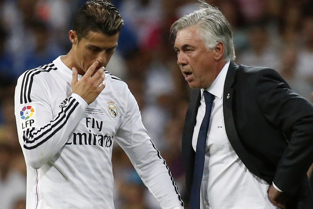 Cristiano Ronaldo went off with a muscle injury. Photo: Reuters