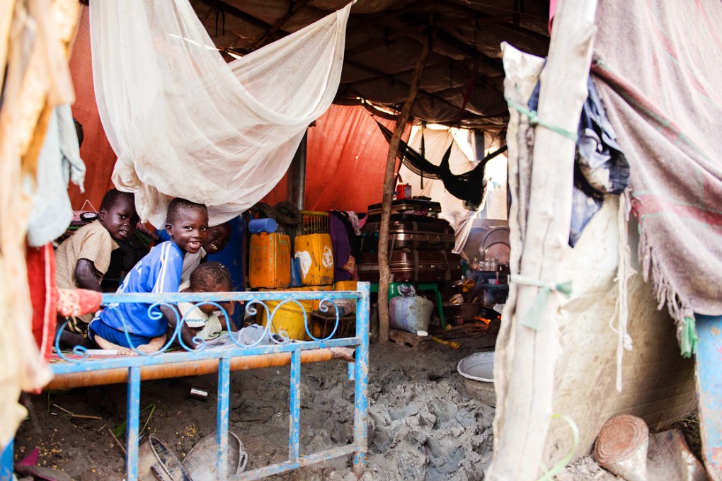A camp in Malakal for South Sudanese displaced by the fighting and heavy rains. Photo: AFP