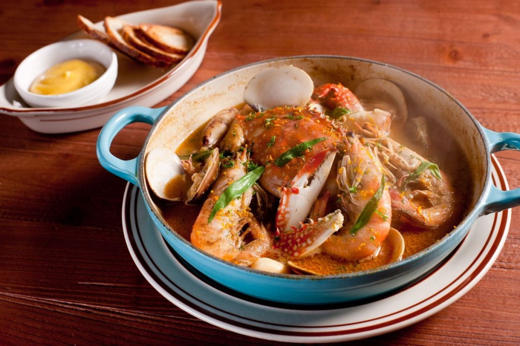 Seafood soup in Bistro Du Vin at Davis Street