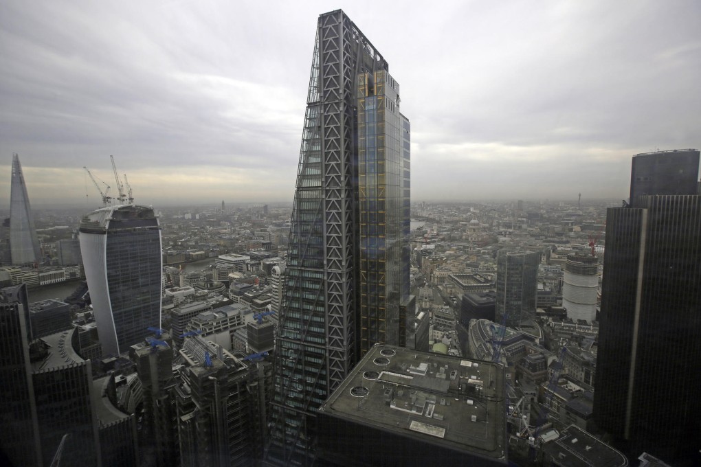 From left: the Shard, the Walkie Talkie, the Leadenhall Building (known as the Cheesegrater), and Tower 42. Photo: Bloomberg