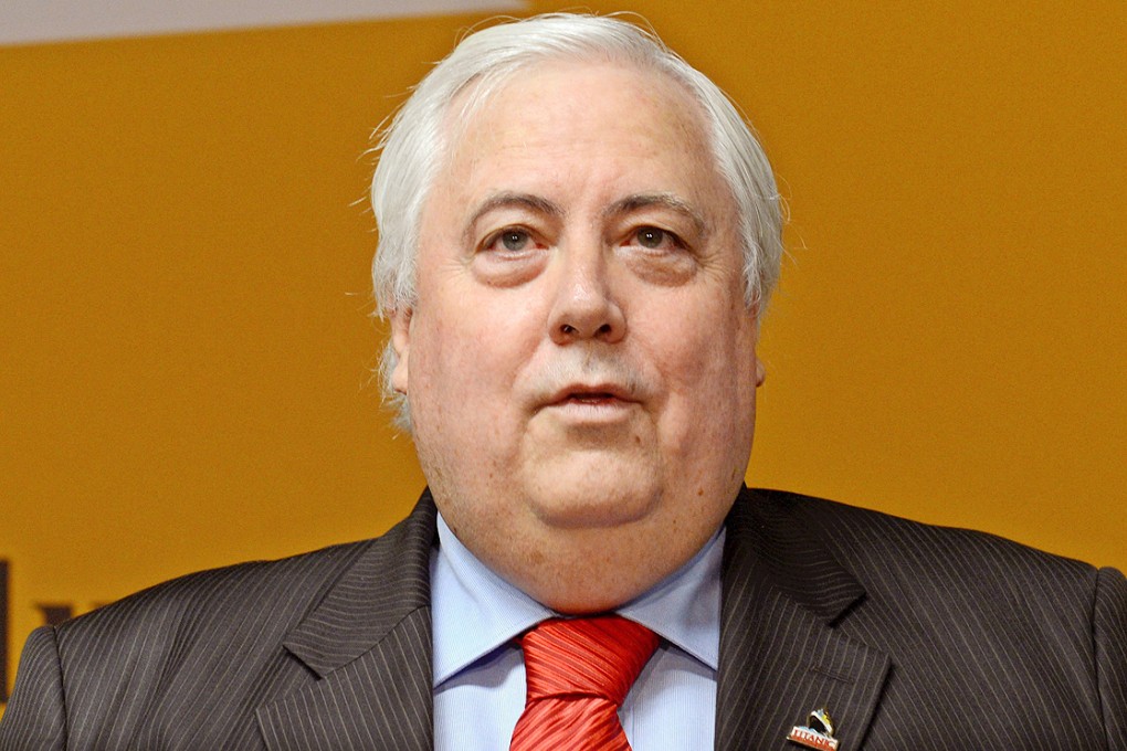 Australian mining billionaire and leader of the Palmer United Party Clive Palmer speaks during a press conference in Sydney last year. Photo: EPA