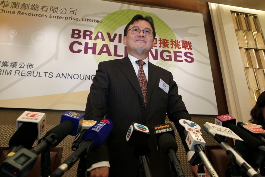 China Resources Enterprise, whose chief financial officer is Frank Lai, has previously said it believed it could make Tesco profitable on the mainland in three years. Photo: Nora Tam