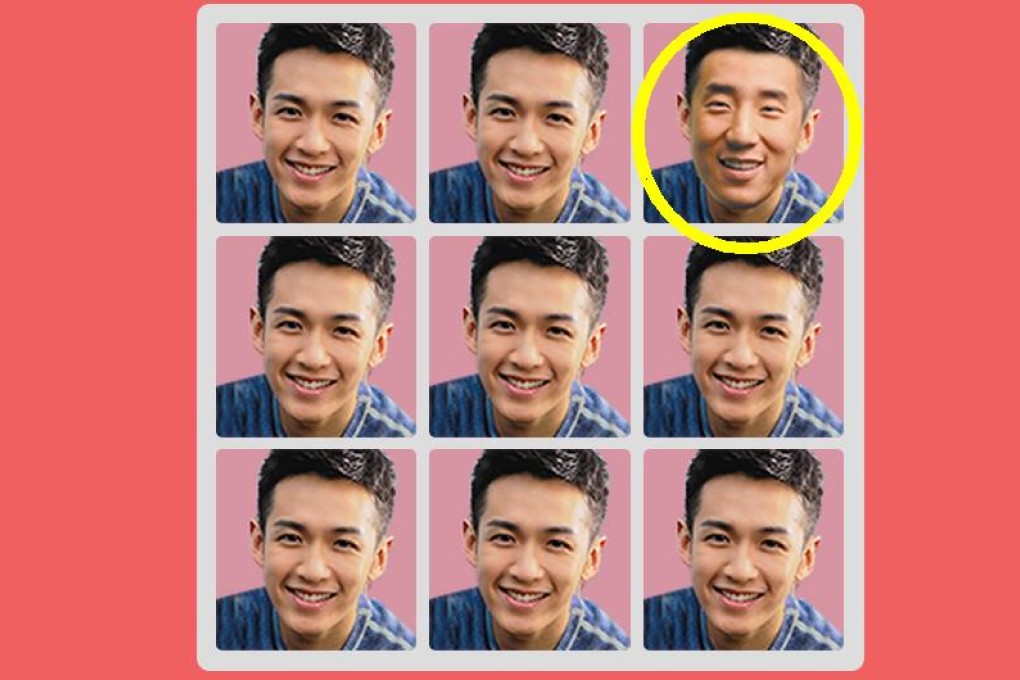 Players must spot Jaycee Chan from a sea of Ko's pictures. Photo: Screenshot