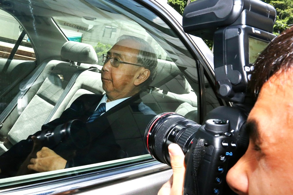 Rafael Hui leaves the High Court on Thursday. Photo: Nora Tam