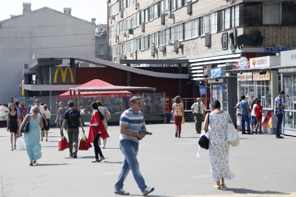 A general street view in Moscow. Norway, which is not a European Union member, has chosen to back United States and EU trade restrictions against Russia. Photo: EPA