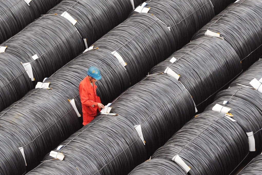 Demand for steel has slowed - as has the economy. Photo: Xinhua