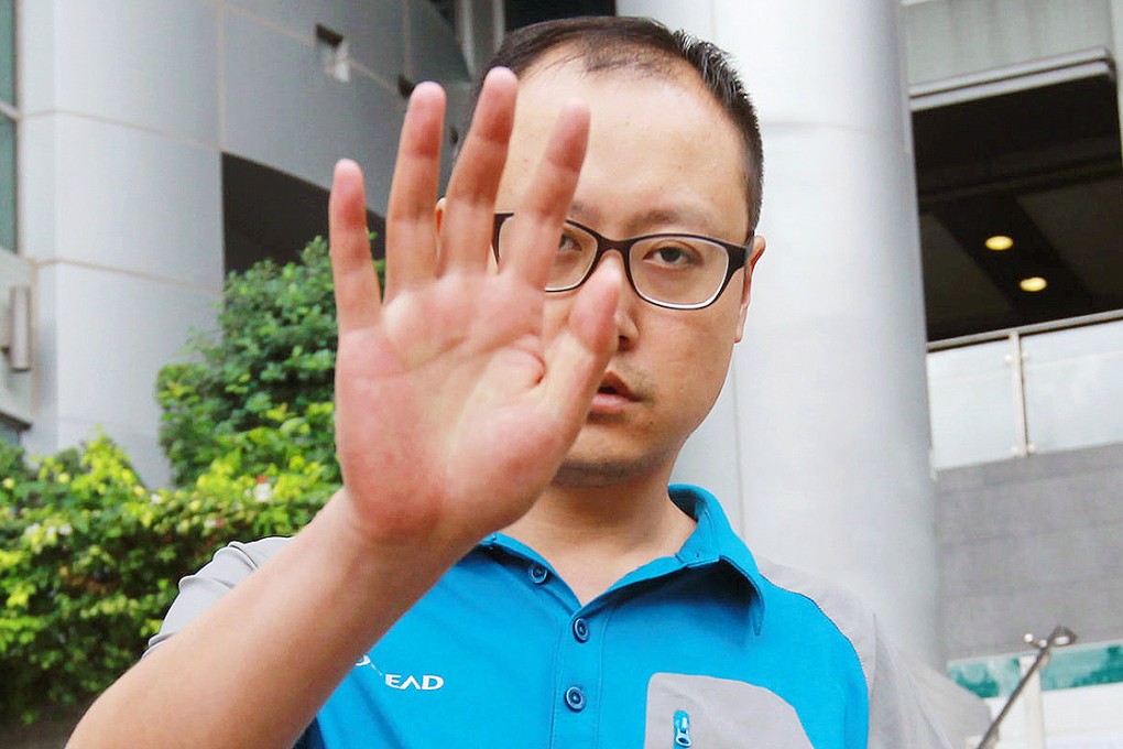 Ma Xin outside Kowloon City Court yesterday. Photo: Edward Wong