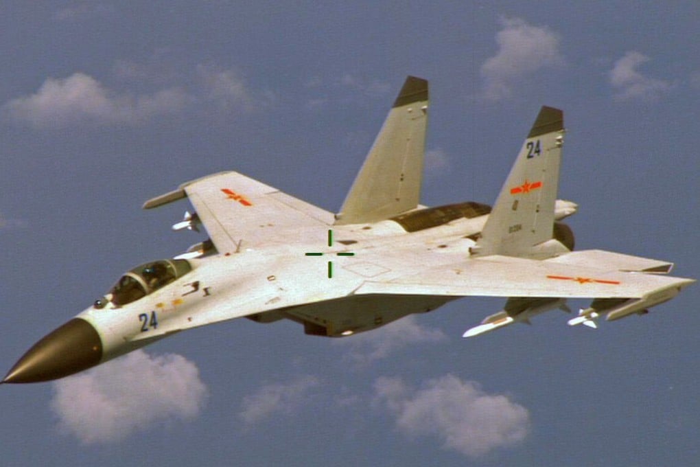 Rear Admiral John Kirby said the SU-27 “conducted a dangerous intercept” of a US Navy P-8 Poseidon patrol aircraft that was on a “routine” mission on Tuesday. Photo: Reuters