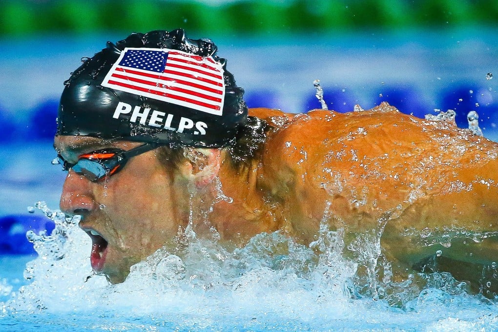 Michael Phelps of the US ended the Pan Pacific championships with three golds and two silvers. Photo: AFP