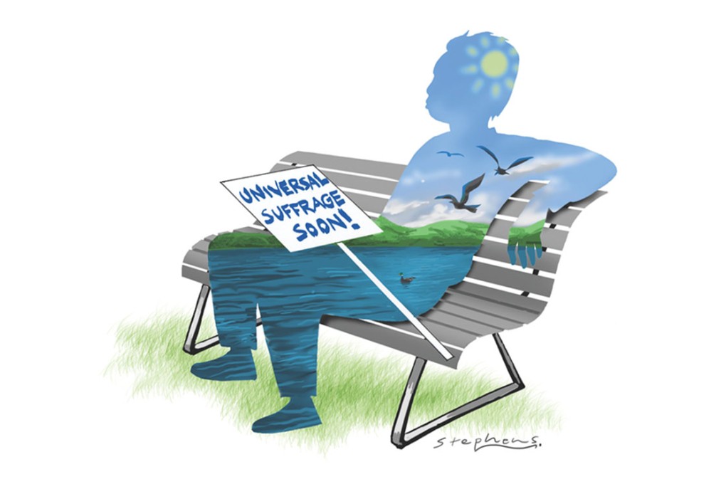 A mutually acceptable package should be calmly negotiated in accordance with the Basic Law.