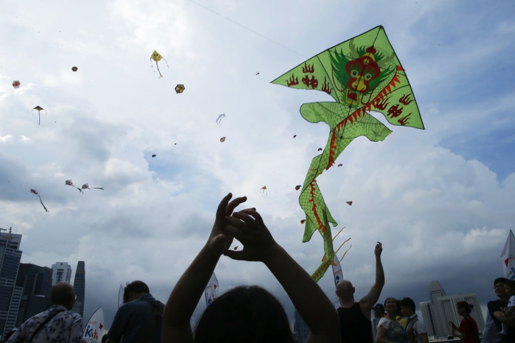 The annual Singapore Kite Festival was held over the weekend at the revitalised Marina Bay area. Photo: Reuters