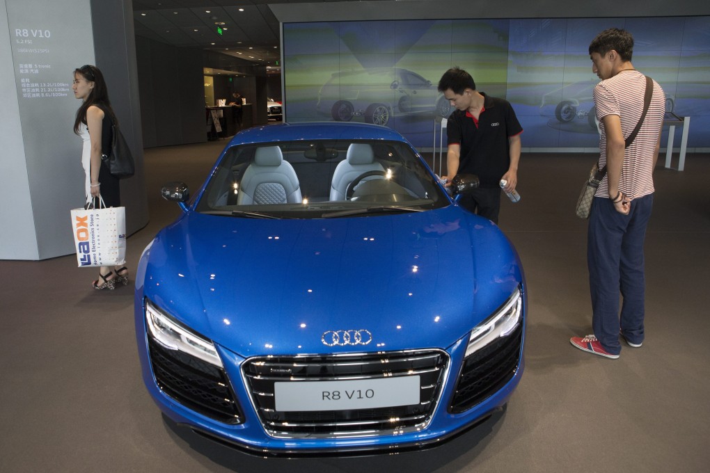 Zhongsheng's revenue from new car sales, which accounted for 86.9 per cent of the total, rose 6.9 per cent in the first half of the year. Photo: EPA