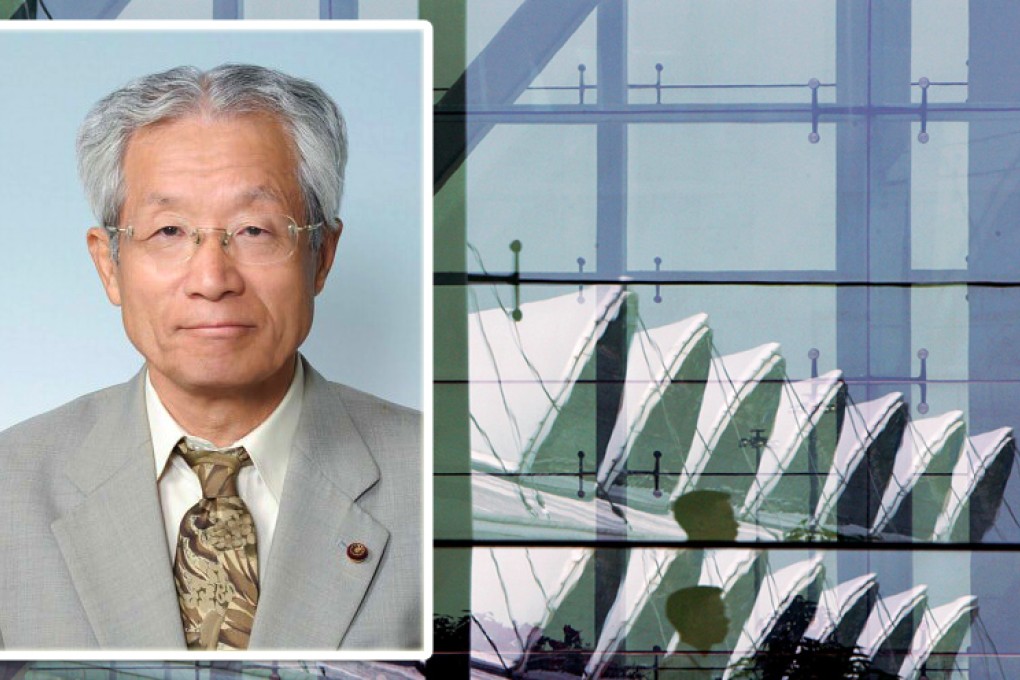 The politician Takuma Sakuragi was caught with meth at the Baiyuan International Airport in Guangzhou last year. Photo: K.Y. Cheng