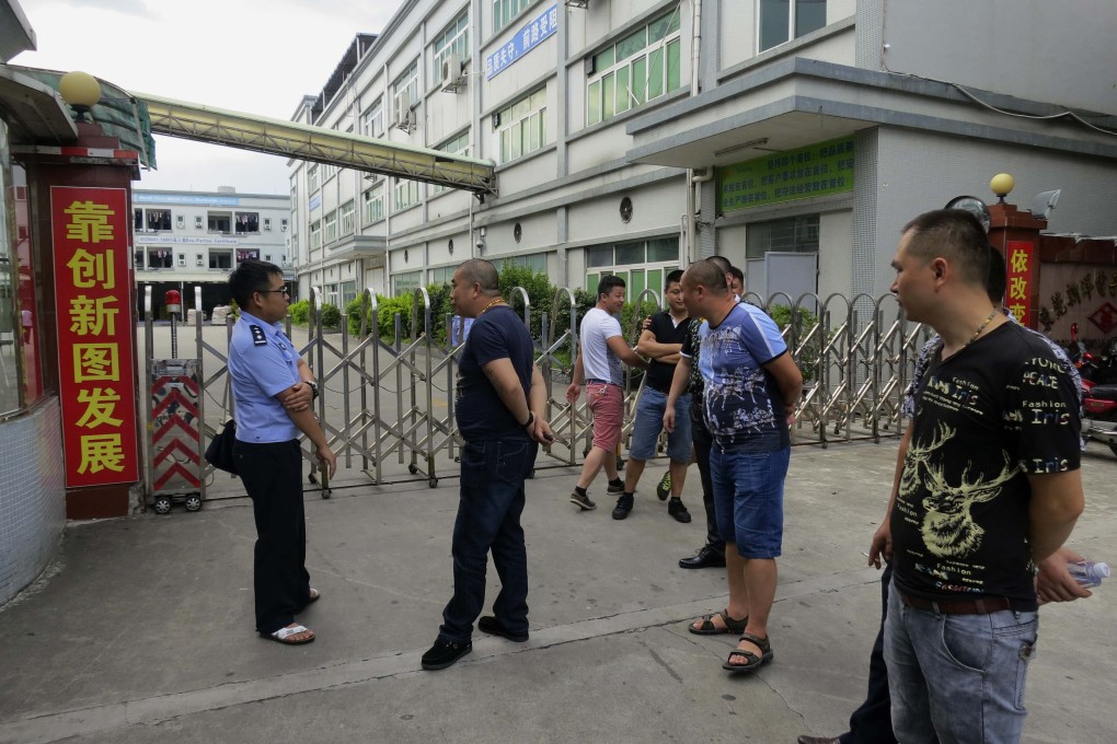 Dongguan Shinyang Electronics, a supplier for Samsung, lost a share of its business with the electronics giant after child labour was discovered to have been used in its factory. Photo: Reuters
