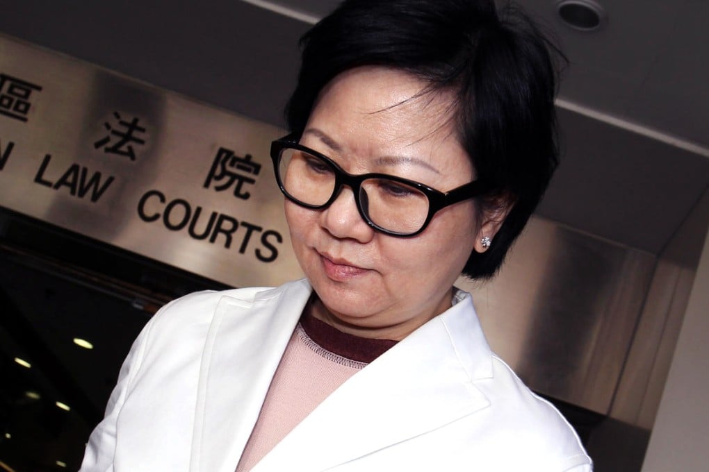 Dr Yau Yat-yin leaves Eastern Court after yesterday's verdict. Photo: Dickson Lee
