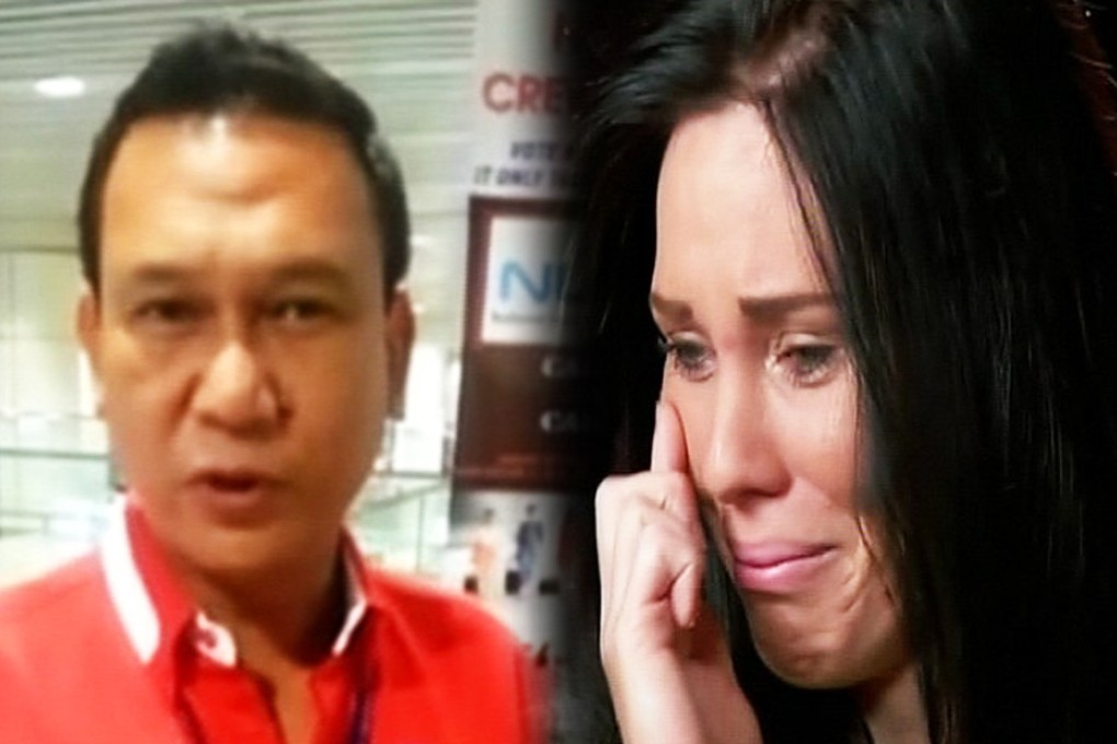 Laura Bushney told Australia's Channel Seven on Sunday evening that steward Mohammed Rosli Bin Ab Karim sat beside her and then allegedly began massaging her legs. Photo: Screenshot via Channel Seven
